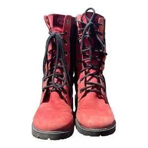 Timberland | Shoes | Timberland Red And Black Leather Boots  display picture 2